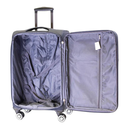 MALETA JONY 5 PIEZAS TELA AZUL 23" (8981-5)