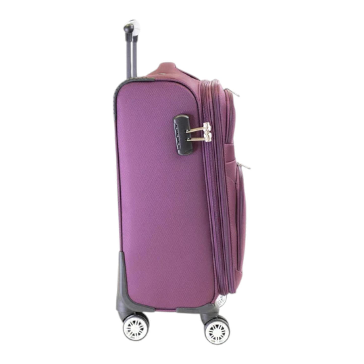MALETA JONY 5 PIEZAS TELA MORADO 18" (8981-5)