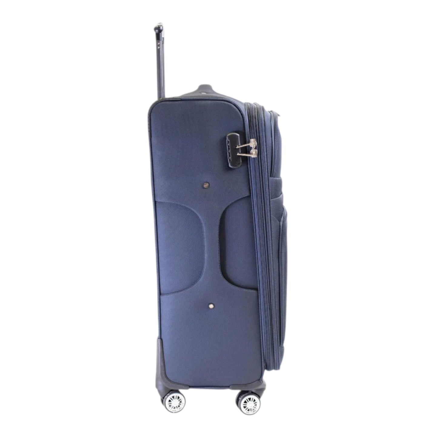 MALETA JONY 5 PIEZAS TELA AZUL 26" (8981-5)