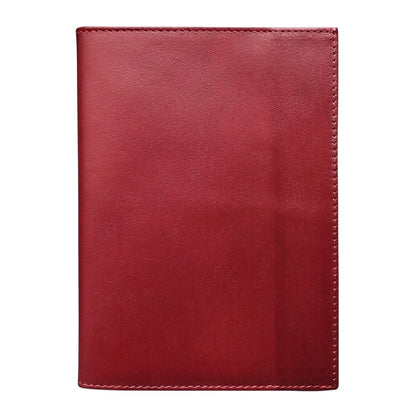 PORTA PASAPORTE PIEL ROJO