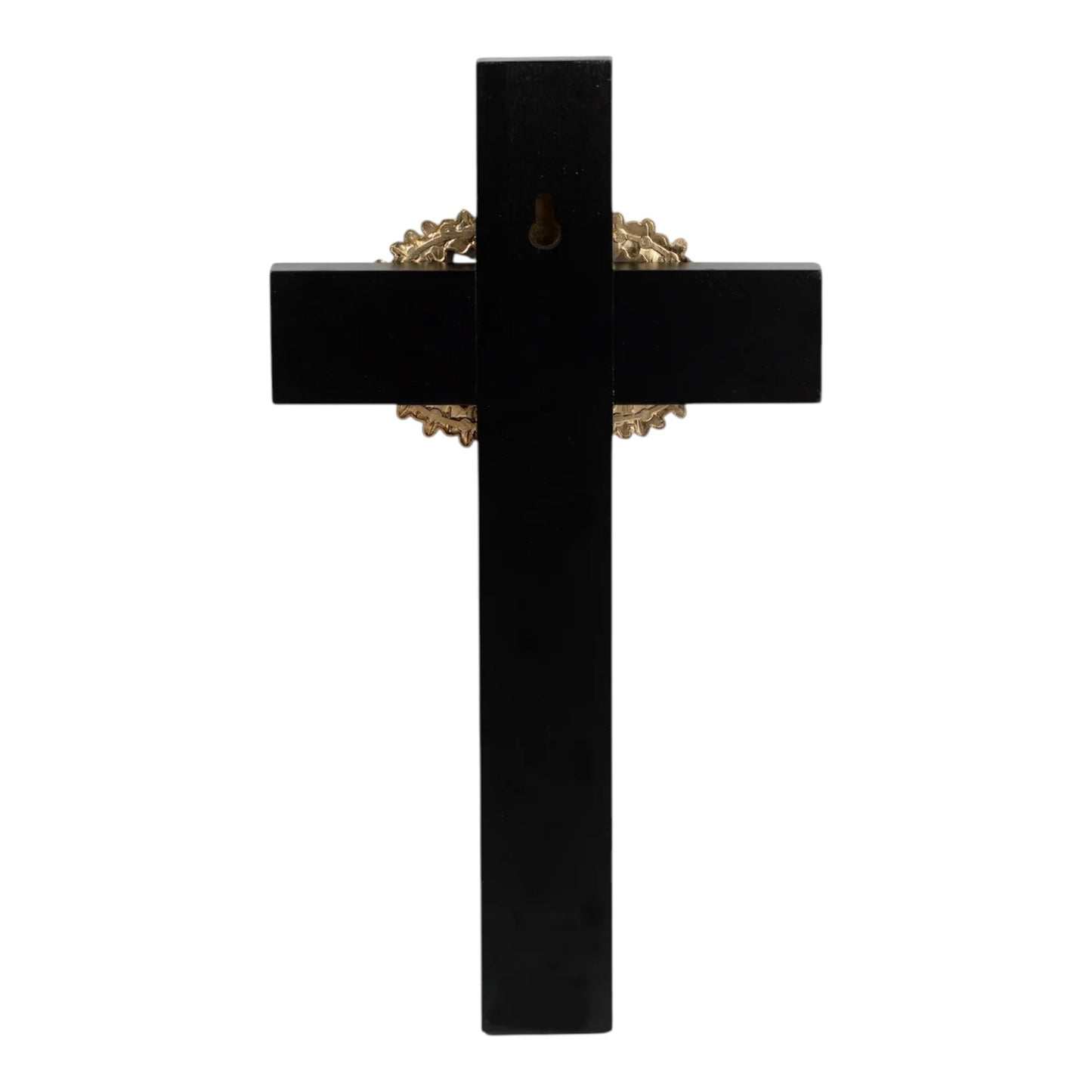 CRUZ DE MATRIMONIO CHOCOLATE DORADA CON PIEDRA 40*22.5 CM (CMDP-CH)