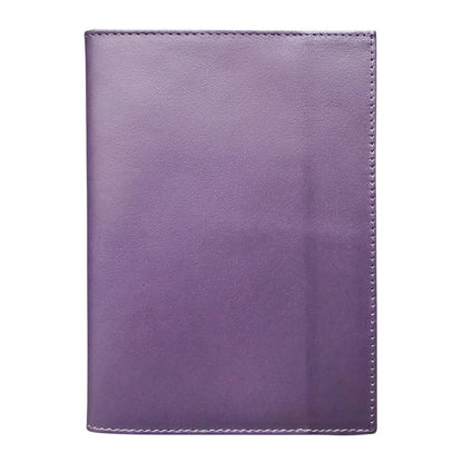 PORTA PASAPORTE PIEL MORADO