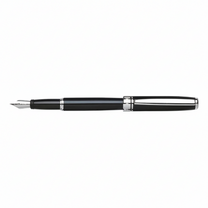PLUMA FUENTE NEGRO PLATA (8021SF-048N)