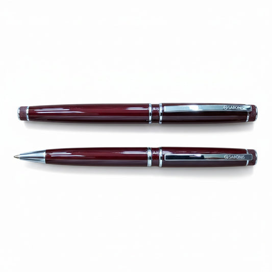 JUEGO BOLIGRAFO Y ROLLER ROJO LACA (2027RBRR)