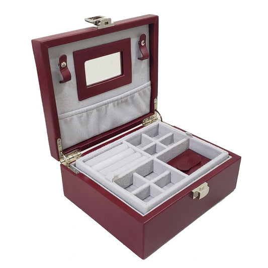 ALHAJERO CAJA PIEL VINO (710)