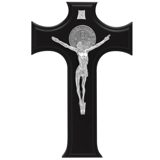 CRUZ SAN BENITO #16 CON MADERA PLATA (16SBP)