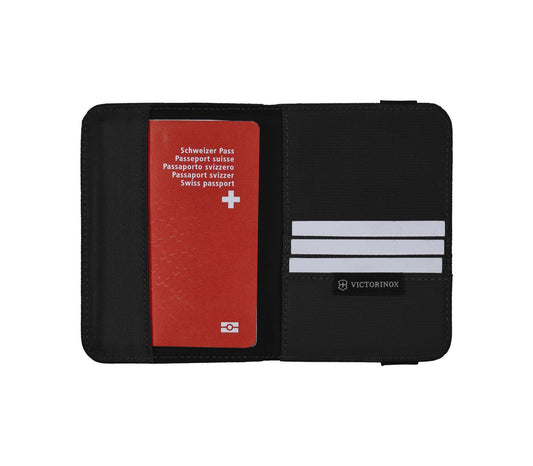 TA 5.0, PASSPORT HOLDER, WITH RFID PROTECTION, BLACK (610606)