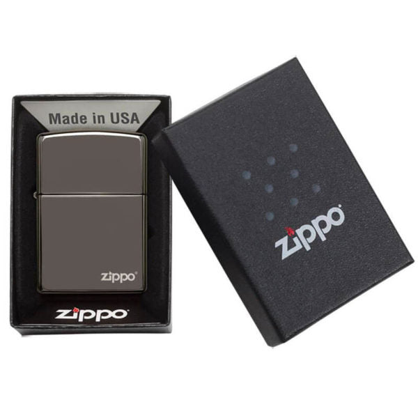 ZIPPO BLACK ICE CON LOGO (150ZL)