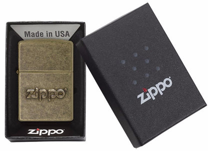 ZIPPO LOGO LATON ANTIGUO (28994)