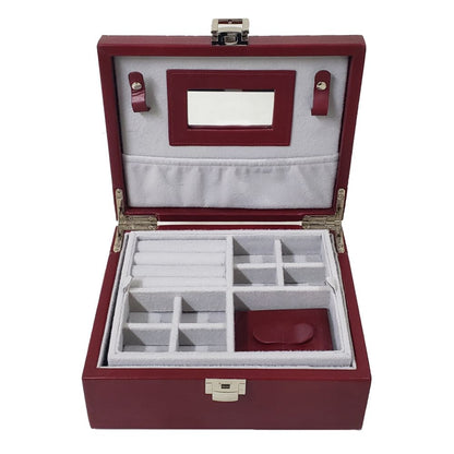 ALHAJERO CAJA PIEL VINO (710)