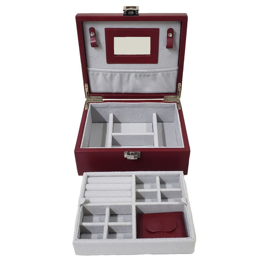 ALHAJERO CAJA PIEL VINO (710)