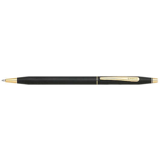 CENTURY BALL POINT NEGRO SATINADO DORADO (2502)