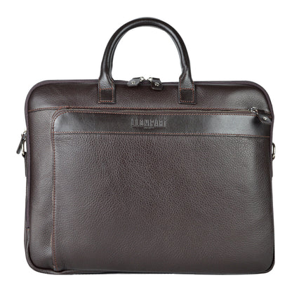 PORTAFOLIO CLASICO PIEL CAFE OBSCURO (LL-2153 CO)