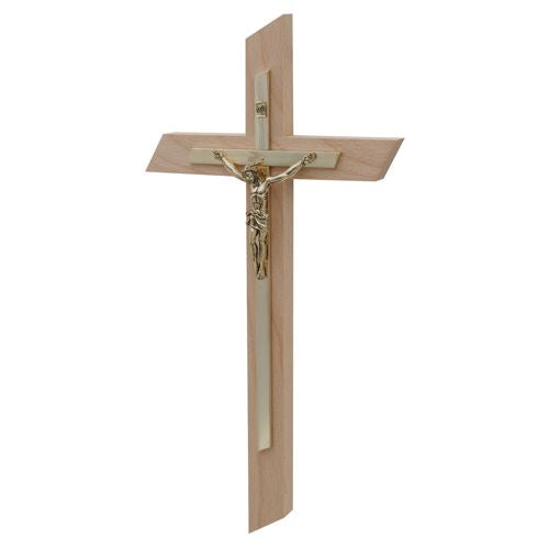 CRISTO NUM 10 DORADO SOLERA EN MADERA NATURAL 32.5*16 CM (101M)