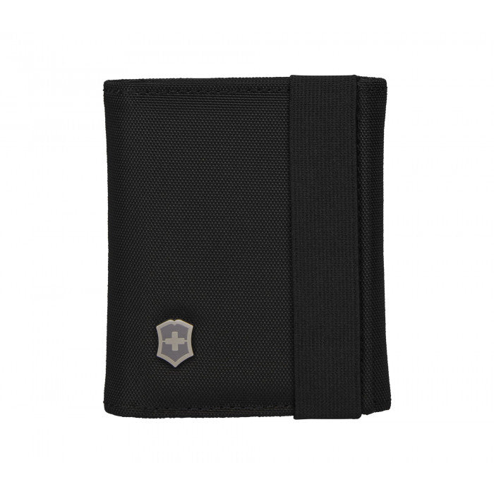 5.0 CARTERA NEGRA DE 3 DOBLECES NYLON (610394)