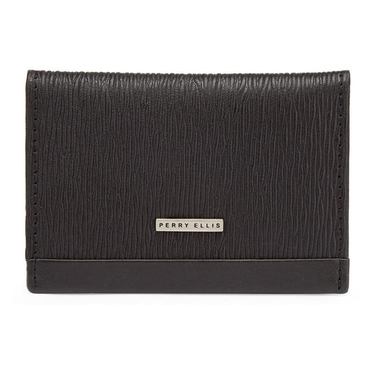 TARJETERO PERRY ELLIS CON BROCHE NEGRO (L77-0207-1)