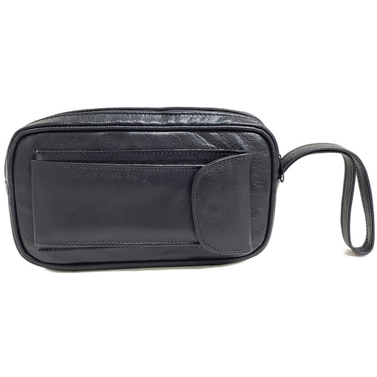 DOCUMENTERA REDONDA PIEL NEGRO (1208)