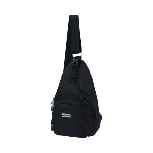 BOLSO PARA CABALLERO NEGRO OBLE (CH63352-3)