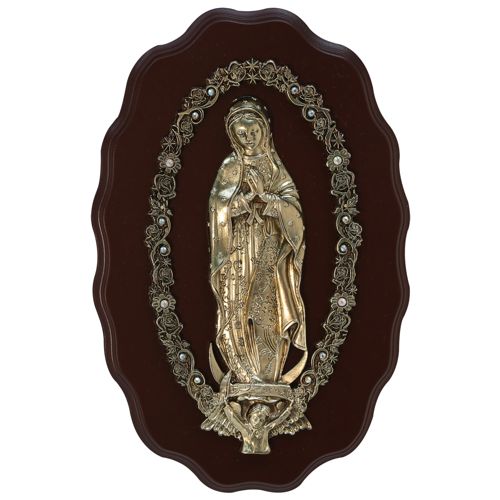 VIRGEN GUADALUPE NUEVA RETABLO DORADO (VGNR-D)