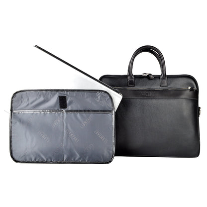PORTAFOLIO CLASICO PIEL NEGRO (LL-2153 NE)